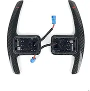 Car Steering Wheel Shift Paddles for B&MW M-Sport F06 F07 F10 F15 F20 F22 F30 F31 F32 F80 M3 M4 M5 X3 X4 Customized Carbon Fiber Shift Paddles HTEOPOEKFR(Carbon Fiber Assembly)