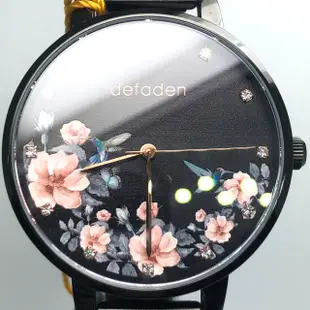 迪凡雅登 defaden 文青  蜂鳥 花系列 大錶徑 石英錶