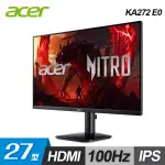 【ACER 宏碁】KA272 E0 27型 IPS 100HZ 液晶螢幕