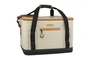 Thermos Trailsman Portable On The Go Insulating 36 Can Cooler Cream w Strap
