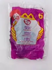 TY MCDONALDS TEENIE BEANIE BABY #6 Bumble the Bee - 2000 NIP