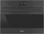 Smeg Compact Steam 100 Oven Matte Black