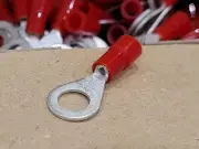 100 WURTH 0,5-1,0 mm Insulated Electrical Wire Connectors Spade Ring Terminals