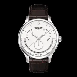 Tissot 天梭俊雅系列皮帶石英男腕錶 T0636371603700