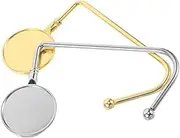 HOLIDYOYO 2 Pack Metal Desk Hooks for Hanging Bags Purse Holder Table Hook Christmas Stocking Wreath Hanger