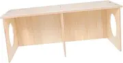 ORFOFE Hamster Hides Out House Maze: Multi Chamber Unfinished Wood Hut - Detachable Hedgehogs Tunnel DIY Exploring Toys for Painting Mice Rats Habitat