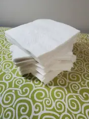 Set of 50 ~ 5" Precut Quilt Batting Squares, Quilt-as-You-Go, 100% Cotton