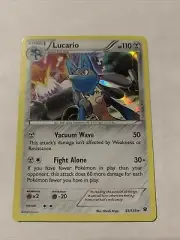Lucario 63/124 HOLO Rare Pokemon XY Fates Collide Set TCG Card NM