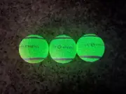 Glow in the Dark Tennis Ball Dog Toy, Light up Tennis Ball for Small-Medium Size