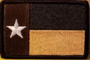 TEXAS Flag Patch W/ VELCRO® Brand Fastener Tactical Morale Texan Emblem #1