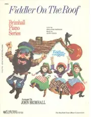 BOCK "FIDDLER ON THE ROOF" SHEET MUSIC-BRIMHALL PIANO SERIES-EASY PIANO-1965-NEW