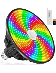 LED Color Pool Light Bulb 120V 70W E26 RGB Color Changing . Remote Control .