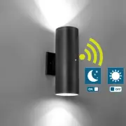 Dusk to Dawn Sensor 14W LED Up Down Lamp Bulb Outdoor Wall Light Fixture Walkway
