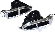 Muffler tip, 1 Pair Compatible For Bmw 7series G11 G12 2018-2019 Exhaust Tail Tips 304 Stainless Steel Muffler TIP