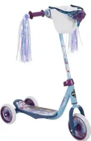 Huffy 78919 Frozen 2 Girl Scooter for Kids, Elsa & Anna Graphics, Handlebar