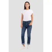 Replay Womens Straight Jeans Marty Stretch Blue