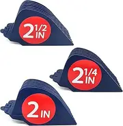 Clipquik Premium XL Clipper Guards, Extra Strong and Sturdy, 2.5 Inch (64mm) 2.25 Inch (57mm) 2 Inch (51mm) (#20, 18, 16) Extra Long, Large Guide Comb Set Fits Most Wahl Full Size Hair Clippers