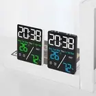 Temperature Humidity Clock For Waking Up Daylight Saving Time Adjustable Volume