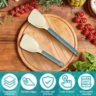 2 Pcs Silicone Turner Spatula Set Heat-Resistant Silicone Spatula Silicone jwt