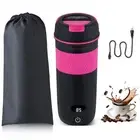Travel Electric Kettle Portable Mini Kettle, Small Hot Water Boiler, 304 Stai...