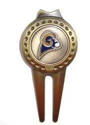50 (Bulk Lot) Los Angeles (LA) Rams Divot Tools with Golf Ball Marker