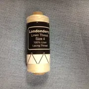 Londonderry size 4 Linen lacing thread Ivory slate frames Embroidery framing