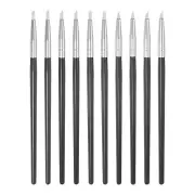 10pcs Clay Sculpting Tool Set, Clay Sculpting Shaper Rubber Tip White