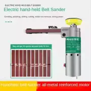 Mini Electric Belt Sander Adjustable Speed Multi-function Sanding Machine.