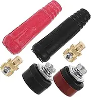CRILSTYLEO 1 Set Quick Connect Plug Welding Socket Welding Quick Connector Welding Cable Kit Welding Connecting Parts Welding Accessories Welding Cable Connector Welding Parts Welding Supply