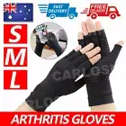 Compression Copper Arthritis Gloves Hand Wrist Support Finger Pain Relief Brace
