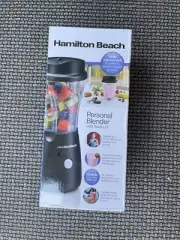 Hamilton Beach Personal Blender With Travel Lid #51146V NIB