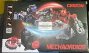 360-Degree Rotating Battle Robot Remote Control Fight Robot Crazon , Blue Robot