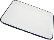FIXOSHEE Enamelware Laboratory Plate Rectangular Enamel Tray Lightweight and Easy to Clean Versatile Dish for Kitchen Laboratory and Home Use