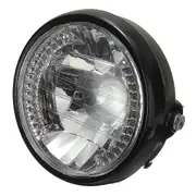 Motorcycle Round Headlight 7 Inch H4 Halogen Light Lampfor As Shown