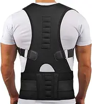 Magnetic Back Corrector Clvicle Spine Prevent Slouching Adjustable Support Brace Straightener Corset (Color : Black, Size XX-Large) Tools