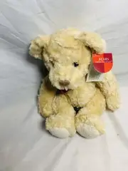 NWT Russ SPENCER 9” Soft Tan Bear Plush Stuffed Animal Soft Teddy Bear
