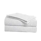 , Twin Size Bed Sheets Set, 3 Piece Bedding, 415 Thread Count, Breathable &