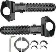 Fit For BMW R1200GS R1250GS R1300GS Universal Footrest F900 F850 F750 G310 GS R S1000 M1000RR Folding Footrests Pedals Motorcycle Parts(Black)