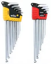 Wiha 66992 MagicRing Ball End Hex L-Key Set In Holders 22 Piece