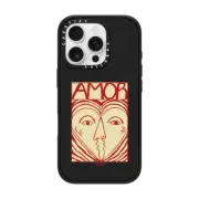 iPhone 16 Pro Impact Case MagSafe Compatible Amor by Ana Leovy