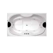 Bargelo Petile 1800*850*500mm Gloss White Acrylic 18 Jets Drop in Spa Bath Tub
