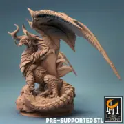 ELDER CLOUD DRAGON STAR DRAKE - D&D RPG War Gaming Proxy Lord of the Print