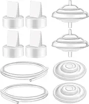 Maymom Pump Parts Compatible with Spectra S1 S2 9 Plus Breastpump Replace Backflow Protector Membrane Duckbill Valve Tube Spectra S1 S2 Replacement Pump Parts