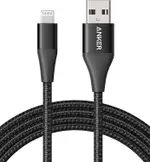 【美國代購】ANKER POWERLINE+ II 閃電連接線 6 英尺 MFI 認證與 IPHONE相容 黑色