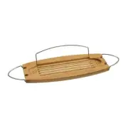 Umbra - Tranquil Bamboo and Chrome Bath Caddy