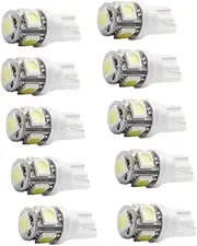 10pcs T10 5050 Led Car Light Bulbs High-power Dashboard Lamp Easy Install No Wiring Required for Auto Lamps