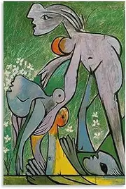 Pablo Picasso Poster《The Rescue 1932》Picasso Canvas Wall Art Pablo Picasso Prints Pablo Picasso Painting for Home Picture Decor 50x70cm No Frame