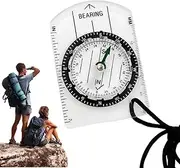 Camping Compass - Acrylic Kids Compass,Portable Outdoor Navigation Tool, Portable Compass for Outdoor Activities and Navigation