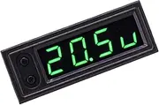 Universal Car Clock Voltmeter Thermometer Durable and Reliable Accessories, Green, 58x22mm