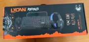 Lycan Remus Gaming Combo Keyboard Mouse Headset, Mouse Pad 4-in-1 Gaming Combo
